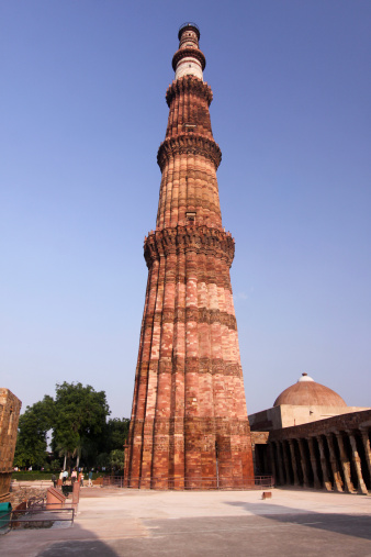 Qutb Minar complex in Delhi, India, Asia