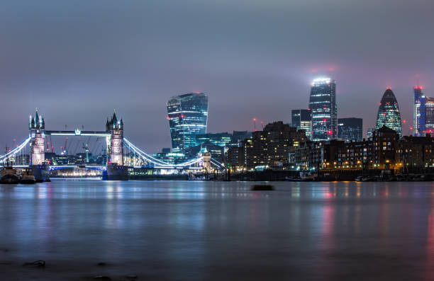 istock Tower Bridge at night London England 1197230534