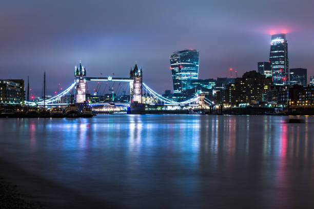 istock Tower Bridge at night London England 1197230538