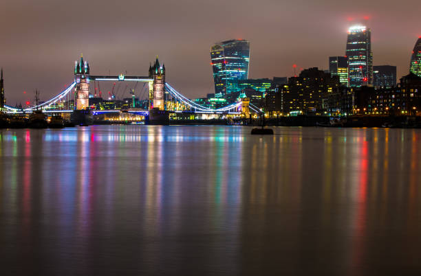 istock Tower Bridge at night London England 1197231143