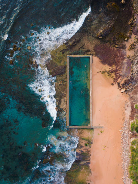 istock Newport rock pool 1197243805