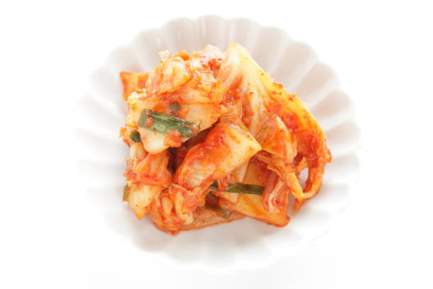 On white plate with copy space