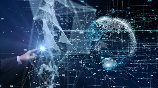 istock 5G and AI technology, Global communication network concept. 1197258780