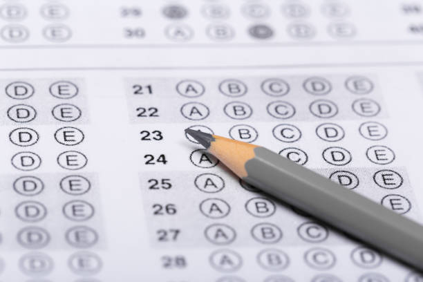 istock Fill in the answer sheet in the exam with a pencil 1197263202