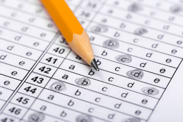 istock Fill in the answer sheet in the exam with a pencil 1197263208