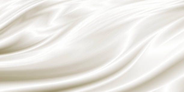 white luxury cloth background with copy space - satin imagens e fotografias de stock