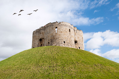 YORK, UK - SEPT 14, 2012 - Clifford's Tower, York, UK