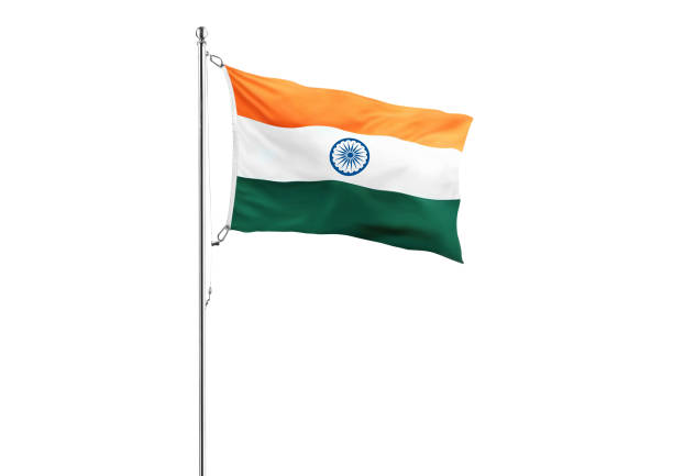 istock INDIA FLAG FLYING HIGH WITH PRIDE india independence day republic day 1197268570