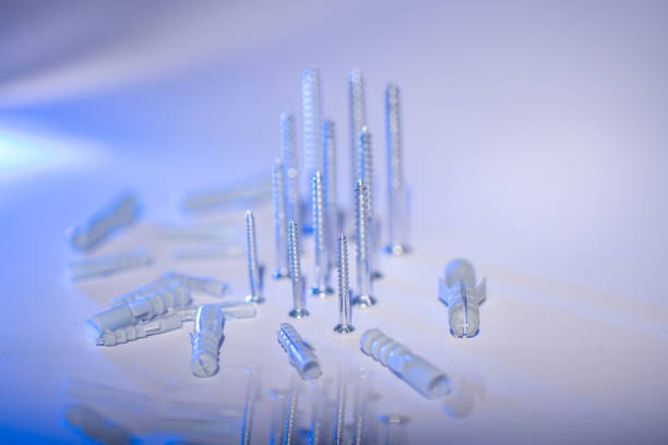 istock Screws and dowels of different sizes 1197272376