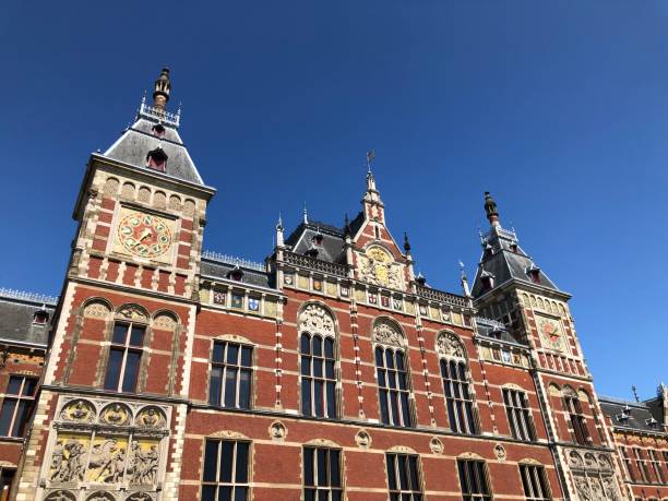 istock Amsterdam Central (Centraal) Railway Station in a sunny day 1197274493