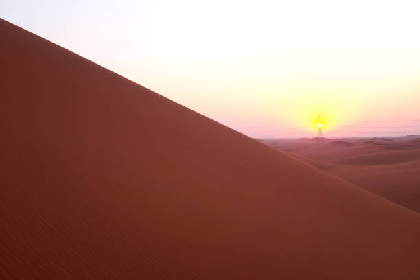 istock Pastel colored desert sunrise in Riyadh, Saudi Arabia 1197276227