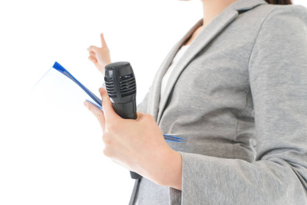 istock Young business woman having a presentation at office 1197278087