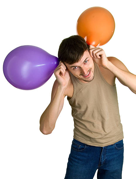 istock cheerful men with balloons 119727939
