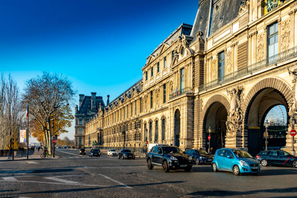 Beautiful cityscape of building during spring in Paris