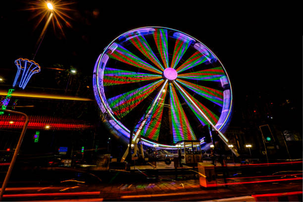 istock View wheel in Leeds at night. 1197280805