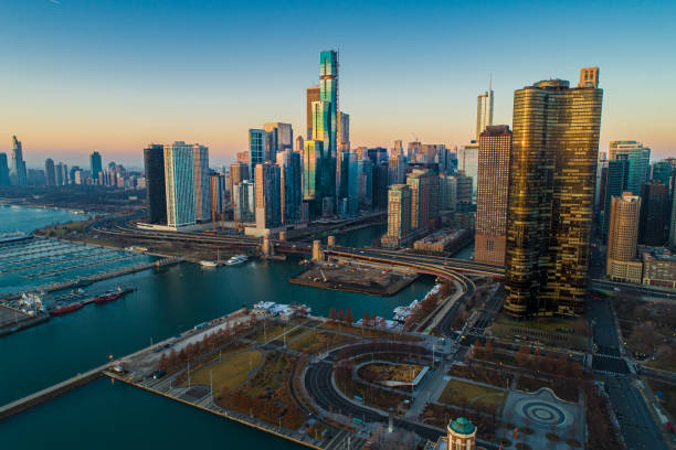 istock Chicago Skyline Sunrise 6 1197282635
