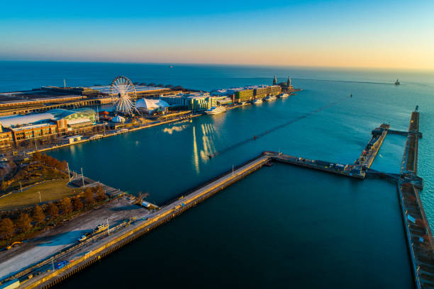 istock Chicago Skyline Sunrise 16 1197282636