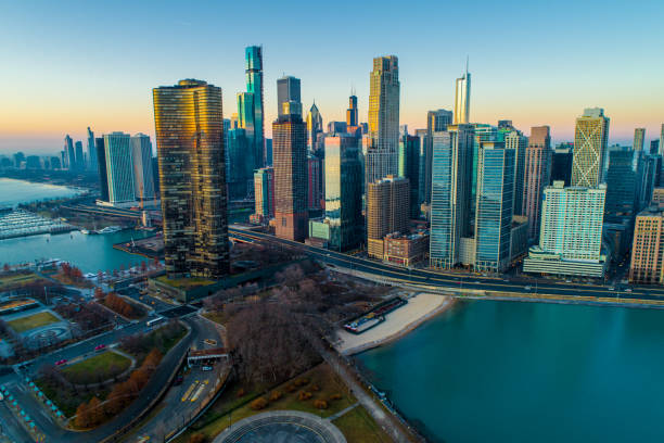 istock Chicago Skyline Sunrise 5 1197282639