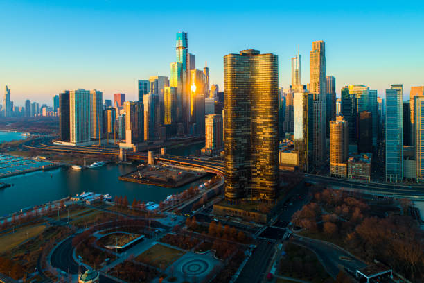 istock Chicago Skyline Sunrise 7 1197282644