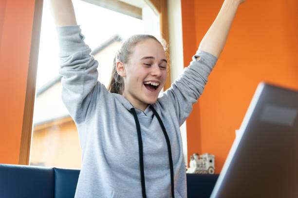 istock Teenage Girl Using Laptop 1197282801