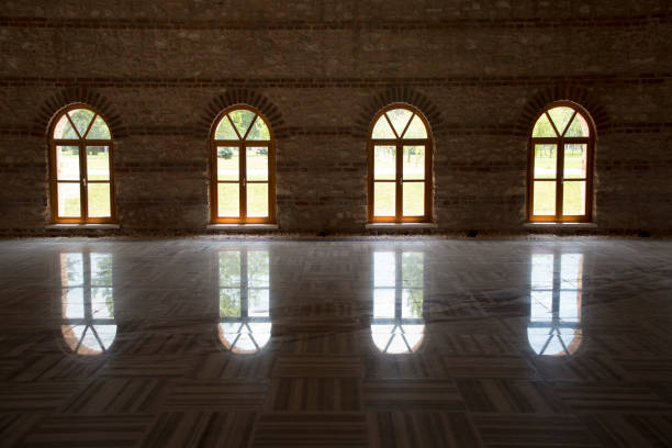 View of historical Turkish Bath interior in Istanbul
