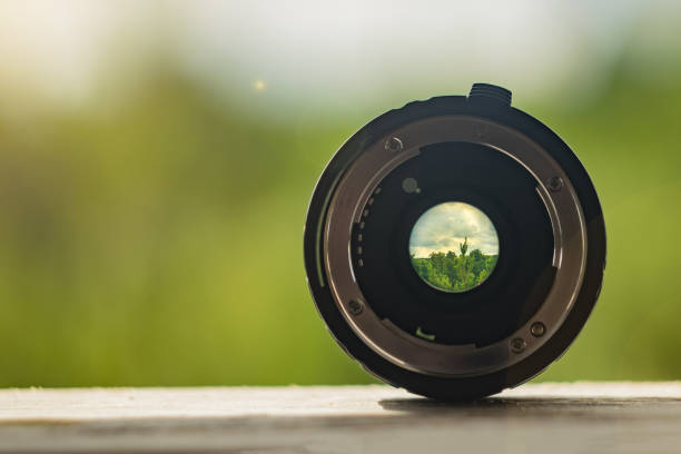 istock photo lens on bokeh green background 1197284119