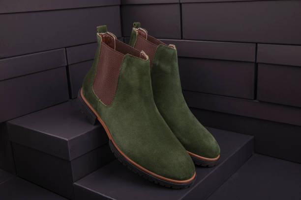 istock Boots Shoes Men Fashion Leather 1197285246