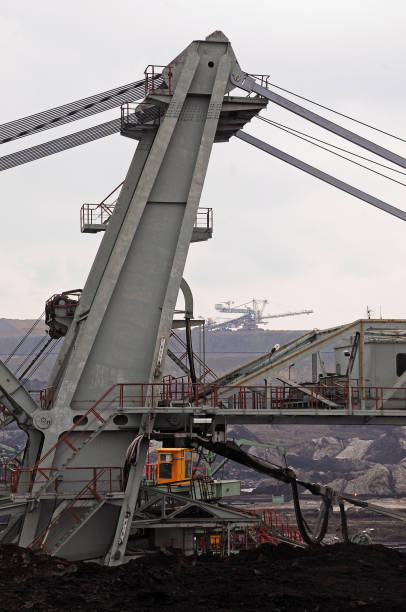 istock A huge bucket-wheel excavator digging coal on the open-pit mine. 1197286774