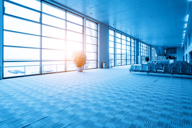 istock The empty waiting hall is in the terminal 1197286812