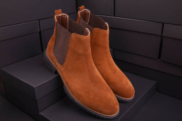 istock Boots Shoes Men Fashion Leather 1197286899