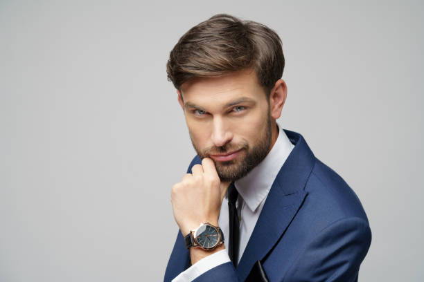 istock Studuo shot of thinking businessman wearing suit 1197289708