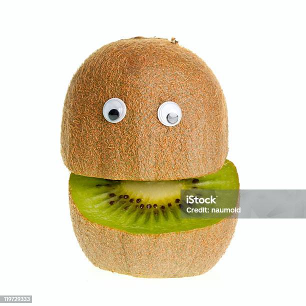 Kiwifruit Character Stock Photo - Download Image Now - Berry Fruit, Bizarre, Brown