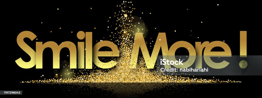 Smiling More Smile More Stock Illustration - Download Image Now - Art, Cheerful ...