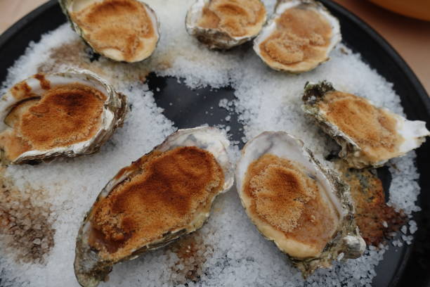 istock Gratinated hot oysters from the oven 1197299735