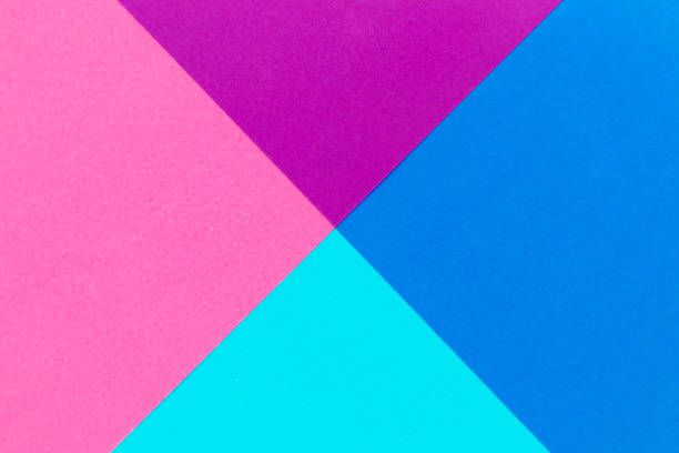 Abstract pink and blue color paper textured background with copy space for design and decoration