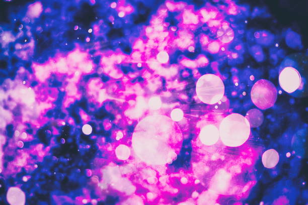 istock Abstract Blurred Light Background ,Festive elegant abstract background with bokeh lights and stars 1197301209