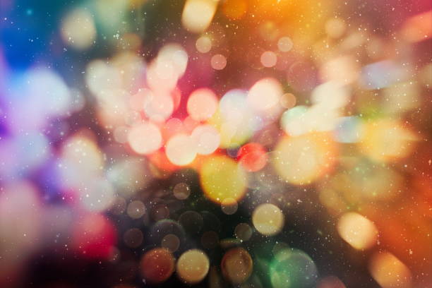 istock Elegant abstract background with bokeh defocused lights and stars 1197301327