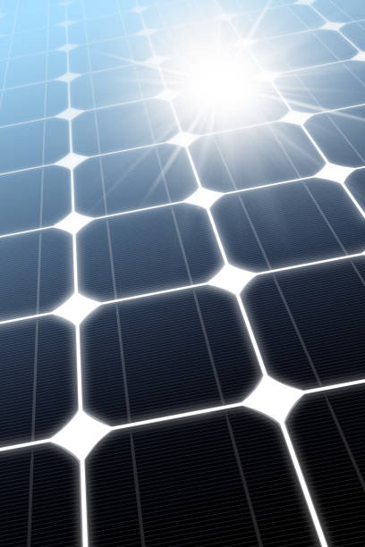 istock 3D illustration of a solar panel with sun rays 1197303242
