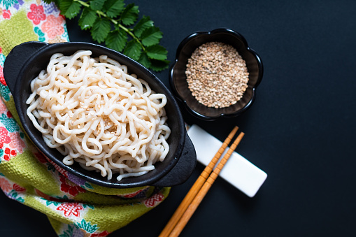 Udon instant noodles.