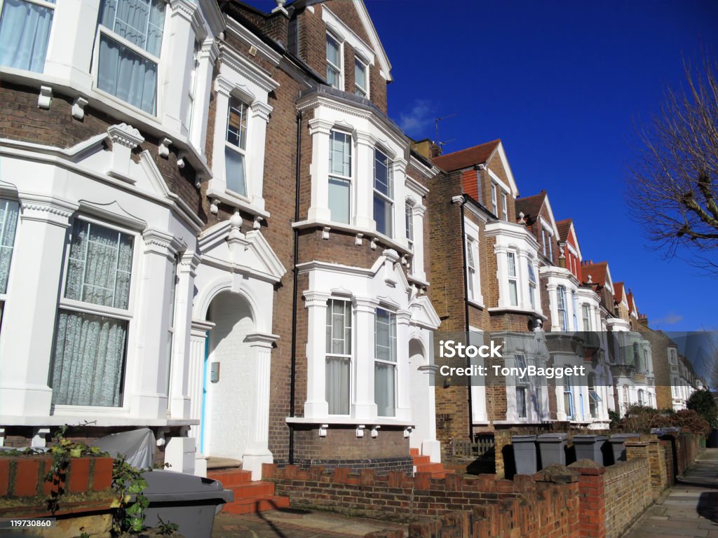 Terrazza di case - Foto stock royalty-free di Londra