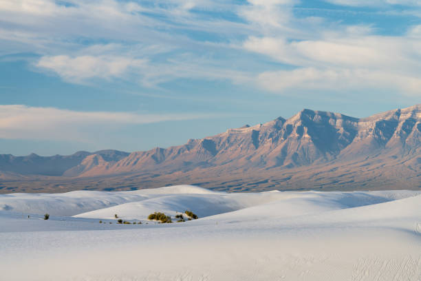 Sand dunes at the San Andreas Mountains