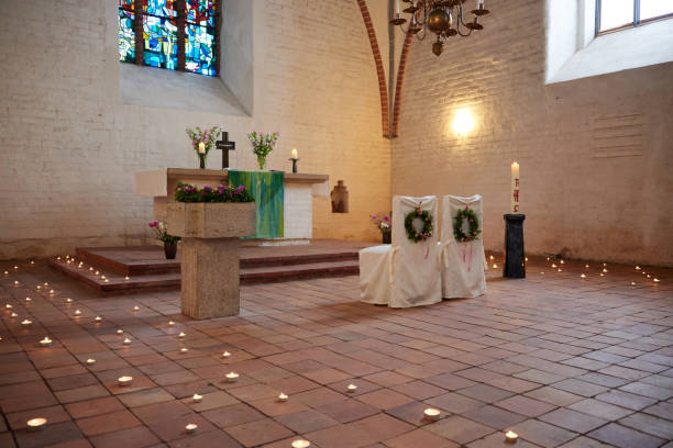 istock wedding ceremony in church 1197309657