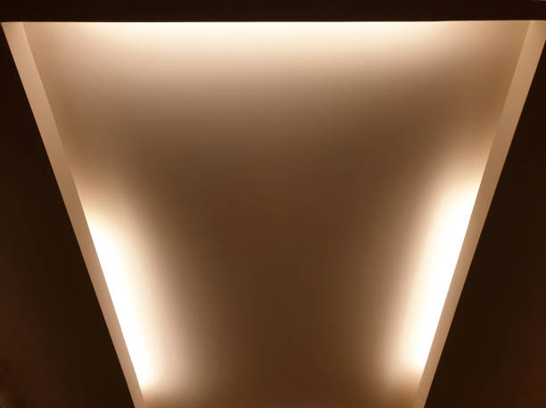 istock Indirect ceiling lighting in the living room 1197309825