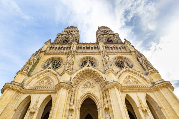 Royal cathedral of the Holy Cross in Orleans in France
