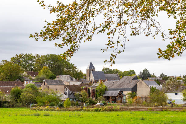 Little village near Blois along the Loire in France, Europe