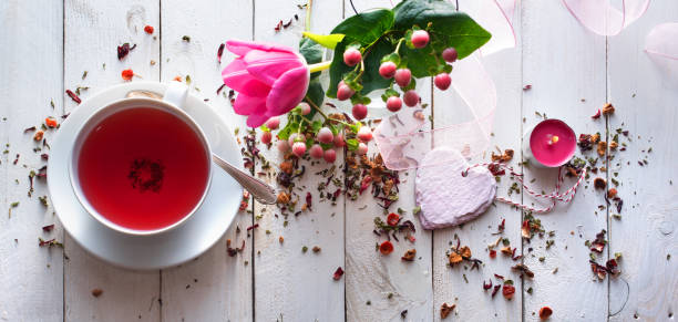 istock Mothers day still life with tea 1197317797