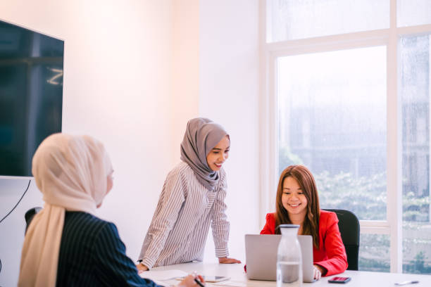 istock Group of Multiracial People Having a Discussion During Meeting 1197320650