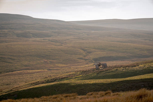 en la carretera b6270 entre nateby y birkdale, north yorkshire, inglaterra - kirkby stephen fotografías e imágenes de stock