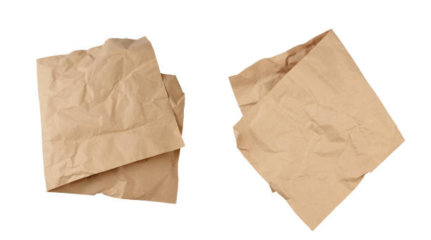 istock folded blank brown kraft paper sheet isolated on white background 1197321860