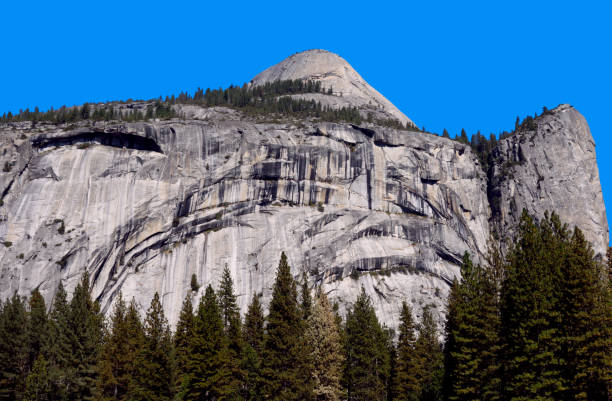 North Dome Yosemite Valley, Yosemite National Park stock photo